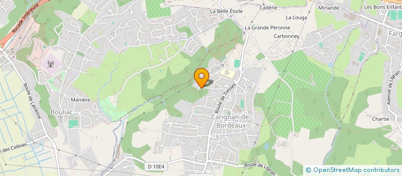 localisation de l'entreprise WINEMAX  CARIGNAN-DE-BORDEAUX