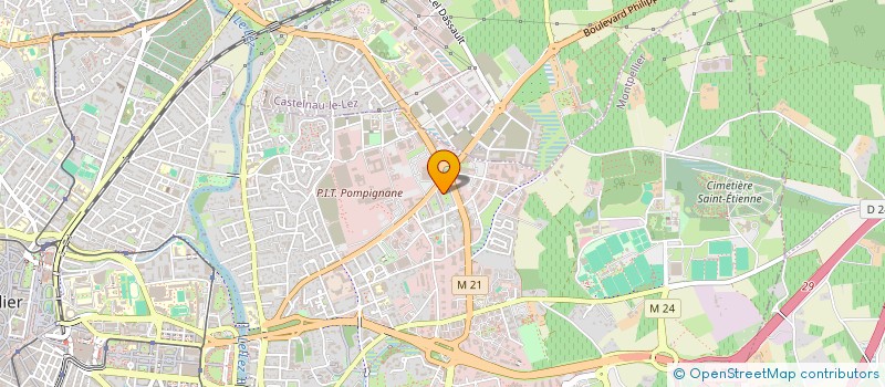 localisation de l'entreprise WINEPOWER à MONTPELLIER