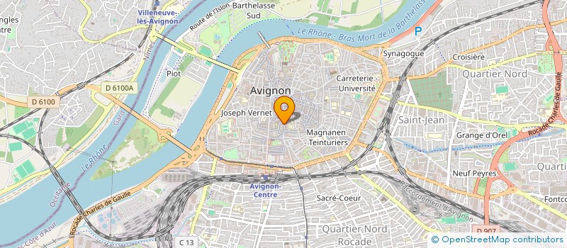 localisation de l'entreprise WINERIES DU RHONE DISTRIBUTION  AVIGNON