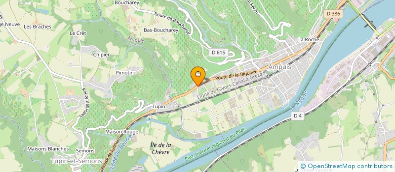 localisation de l'entreprise WINERY G21  AMPUIS