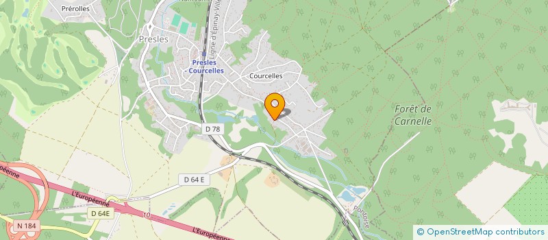 localisation de l'entreprise WINES & MANSIONS  PRESLES