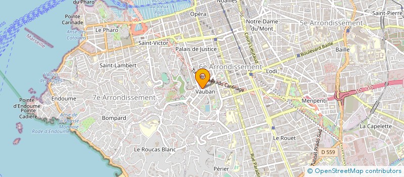 localisation de l'entreprise WINES & PREMIUM SPIRITS à MARSEILLE