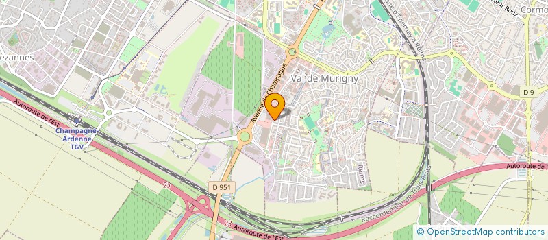 localisation de l'entreprise WINEXPORT  REIMS