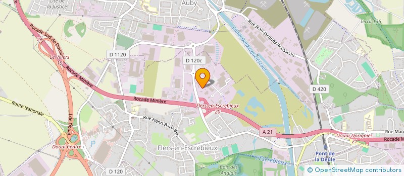 localisation de l'entreprise WINFERM à FLERS EN ESCREBIEUX