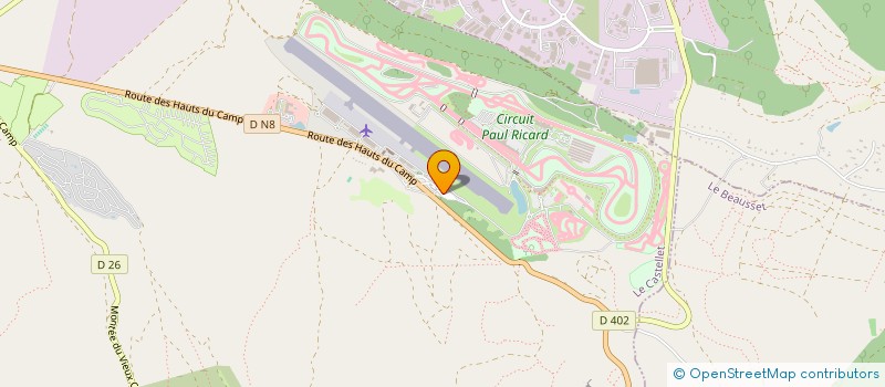 localisation de l'entreprise WINFIELD GROUP  LE CASTELLET