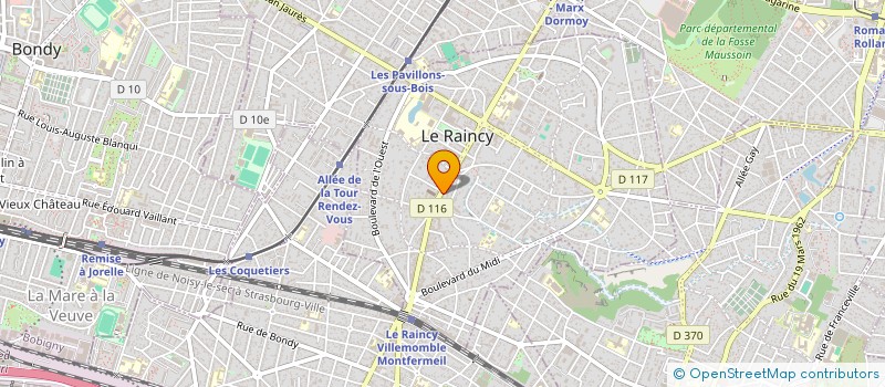localisation de l'entreprise WINFINITY  LE RAINCY