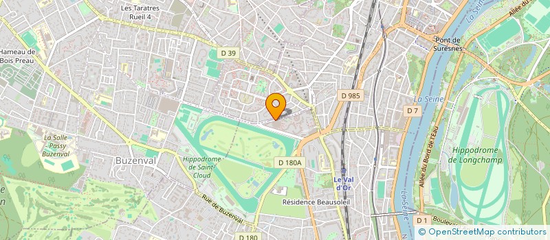 localisation de l'entreprise WING PRODUCTION  SAINT-CLOUD