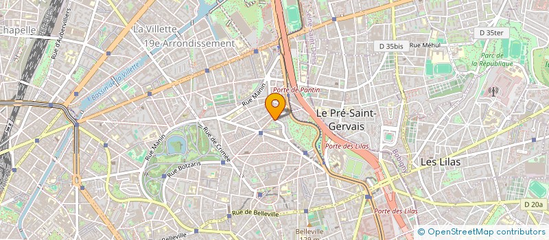 localisation de l'entreprise WING TSUN ART DU COMBAT  PARIS