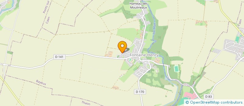 localisation de l'entreprise WINGED DEER  FONTAINE-HENRY