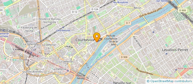 localisation de l'entreprise WINGEDFEET CAPITAL à COURBEVOIE