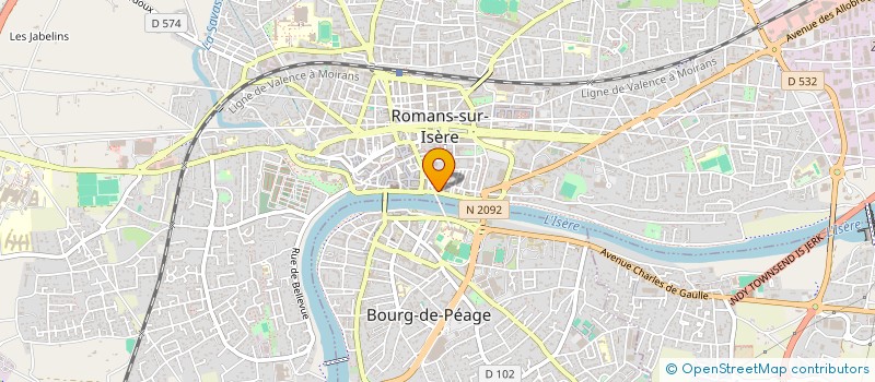 localisation de l'entreprise WINGER CONSULTING à ROMANS-SUR-ISERE