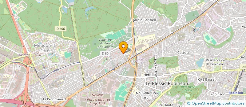 localisation de l'entreprise WINGLOBEX à CLAMART