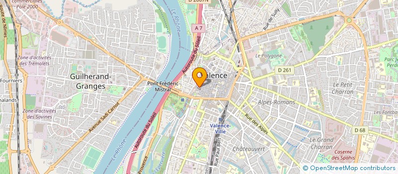 localisation de l'entreprise WINGOZ  VALENCE