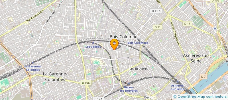 localisation de l'entreprise WINGS à BOIS-COLOMBES