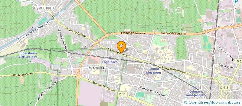 localisation de l'entreprise WINGS 68 à INGERSHEIM