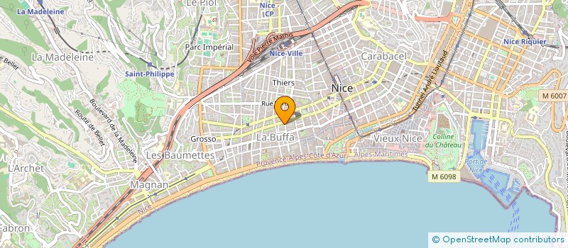 localisation de l'entreprise WINGS  NICE