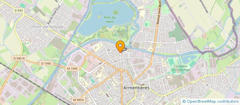 localisation de l'entreprise WINGS OF THE ROAD  ARMENTIERES