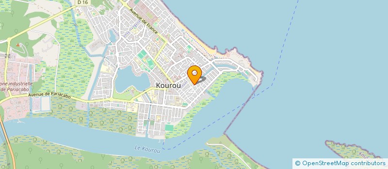 localisation de l'entreprise WINI à KOUROU