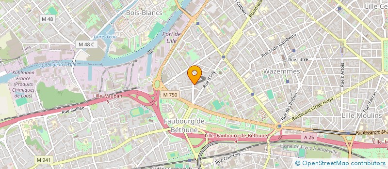 localisation de l'entreprise WINISEGE à LILLE