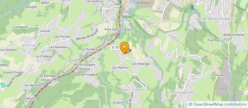 localisation de l'entreprise WINITIX  SAINT-CASSIN