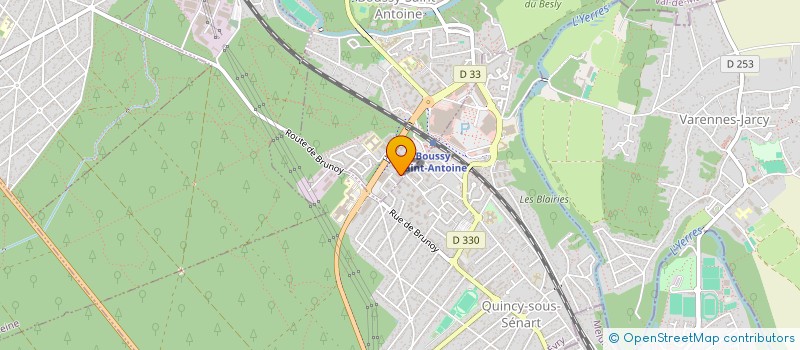 localisation de l'entreprise WINK HOTEL  BOUSSY-SAINT-ANTOINE