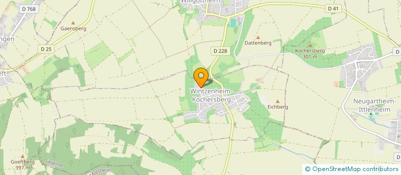 localisation de l'entreprise WINLIGHTS à WINTZENHEIM-KOCHERSBERG