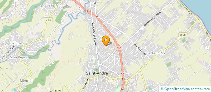 localisation de l'entreprise WINLOC à SAINT-ANDRE