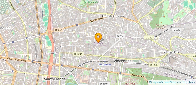 localisation de l'entreprise WINN  MONTREUIL