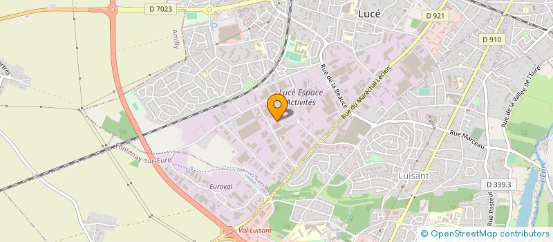 localisation de l'entreprise WINNARD FRANCE à LUCE