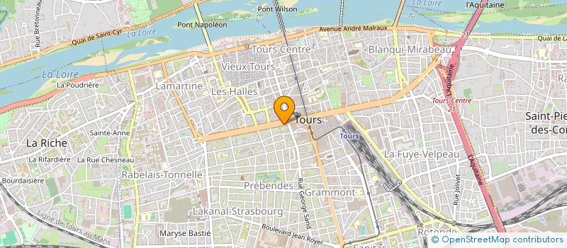 localisation de l'entreprise WINNBAT à TOURS