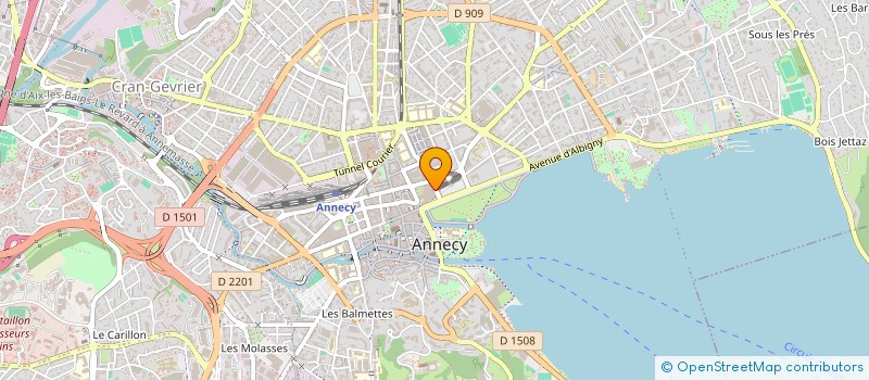 localisation de l'entreprise WINNING'S MANAGEMENT à ANNECY