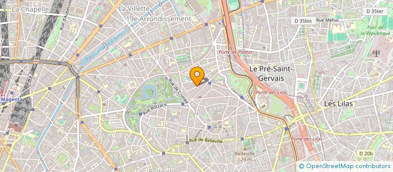 localisation de l'entreprise WINNIPEG  PARIS