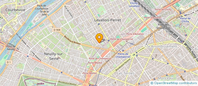 localisation de l'entreprise WINNY AGENCY à LEVALLOIS-PERRET