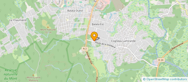 localisation de l'entreprise WINOGAS  MATOURY