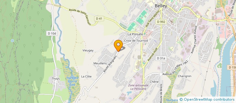 localisation de l'entreprise WINOO RESTAURANT  BELLEY