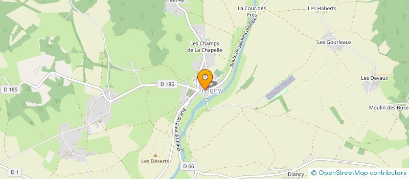 localisation de l'entreprise WINOPIA  TREIGNY-PERREUSE-SAINTE-COLOMBE