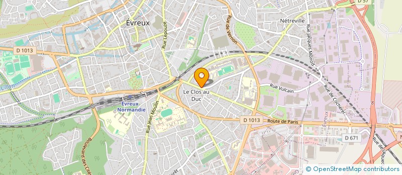 localisation de l'entreprise WINPIZ  EVREUX