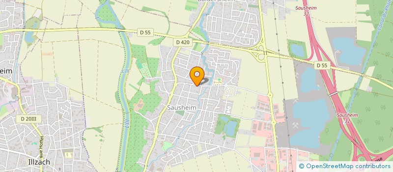 localisation de l'entreprise WINPOOL à SAUSHEIM