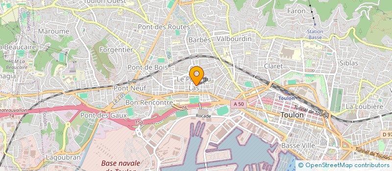 localisation de l'entreprise WINROX à TOULON