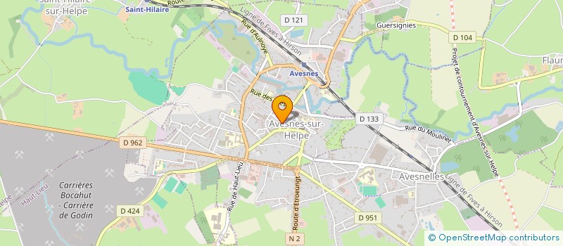 localisation de l'entreprise WINS à AVESNES-SUR-HELPE