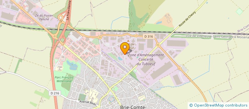 localisation de l'entreprise WINSAM à BRIE-COMTE-ROBERT