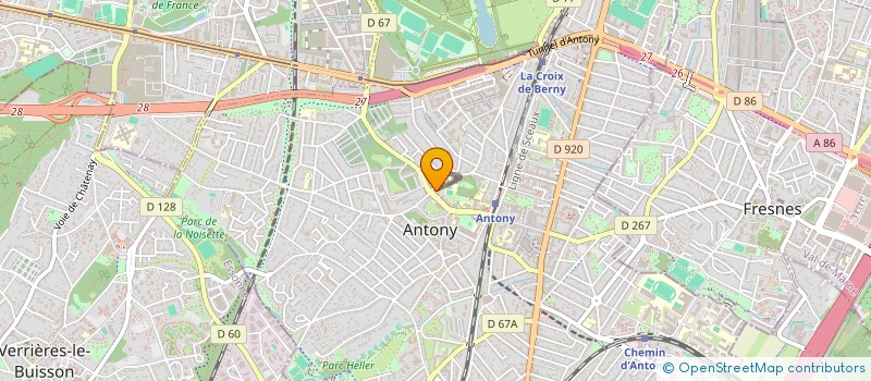 localisation de l'entreprise WINSEN ANALYTICS à ANTONY