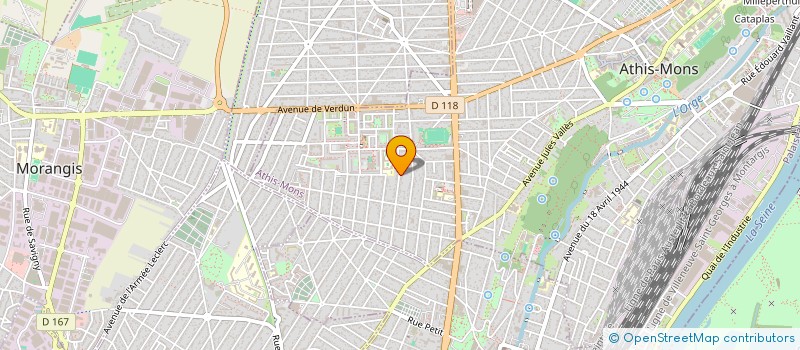 localisation de l'entreprise WINSEN BTP  ATHIS-MONS