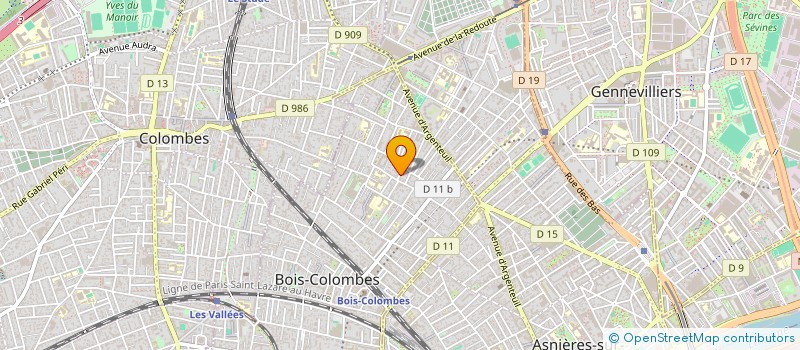 localisation de l'entreprise WINSHIP à BOIS-COLOMBES