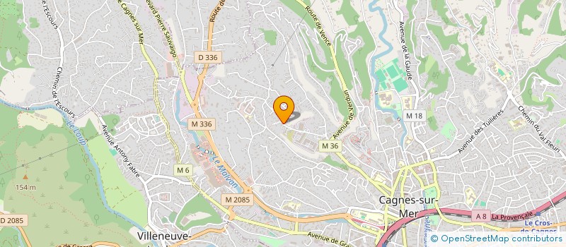 localisation de l'entreprise WINSHUDO FRANCE à CAGNES-SUR-MER
