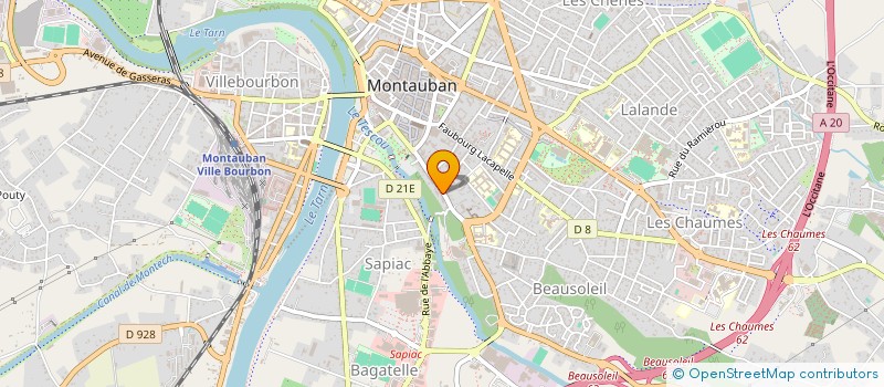 localisation de l'entreprise WINSTON CHURCHILL  MONTAUBAN