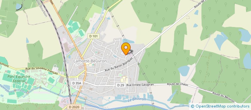 localisation de l'entreprise WINSTORIA  LAMOTTE-BEUVRON