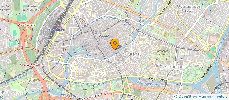 localisation de l'entreprise WINSTUB MUENSTERSTUEWEL à STRASBOURG