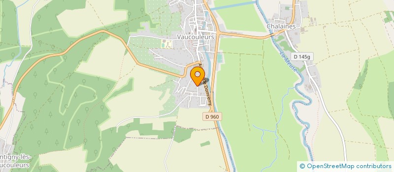 localisation de l'entreprise WINTEC à VAUCOULEURS