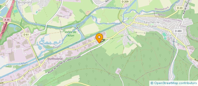 localisation de l'entreprise WINTECH  FESCHES-LE-CHATEL